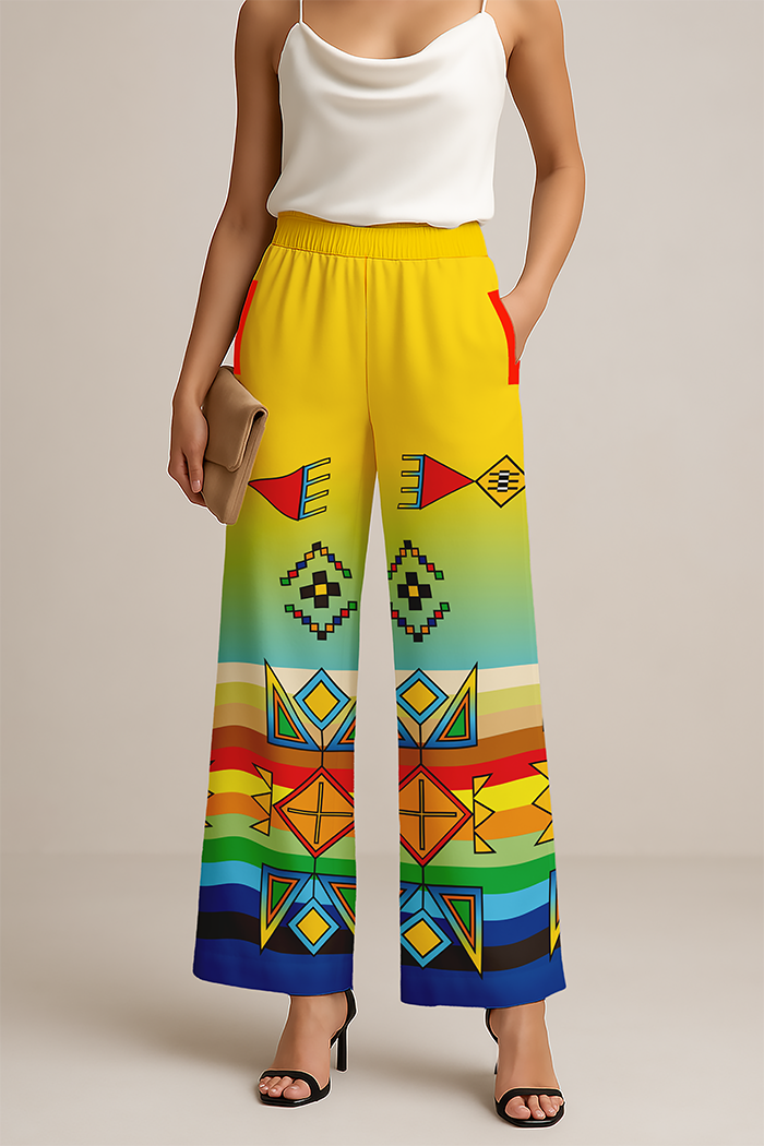 Beaded Starburst Pants