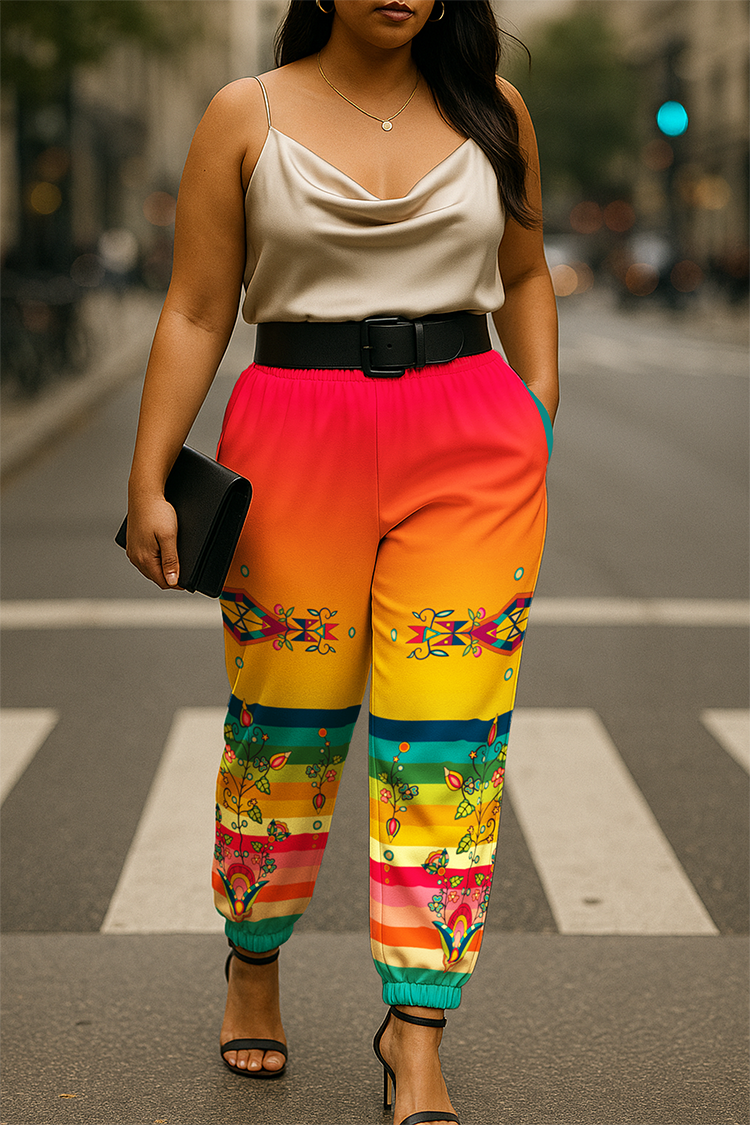 Abundant Harvest Ribbon Jogger Pants