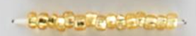 Silver Lined Seed Beads Size 11/0 - Sparkling Gold