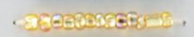 Silver Lined Seed Beads Size 11/0 - Rainbow Gold