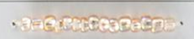 Silver Lined Seed Beads Size 11/0 - Rainbow Ivory