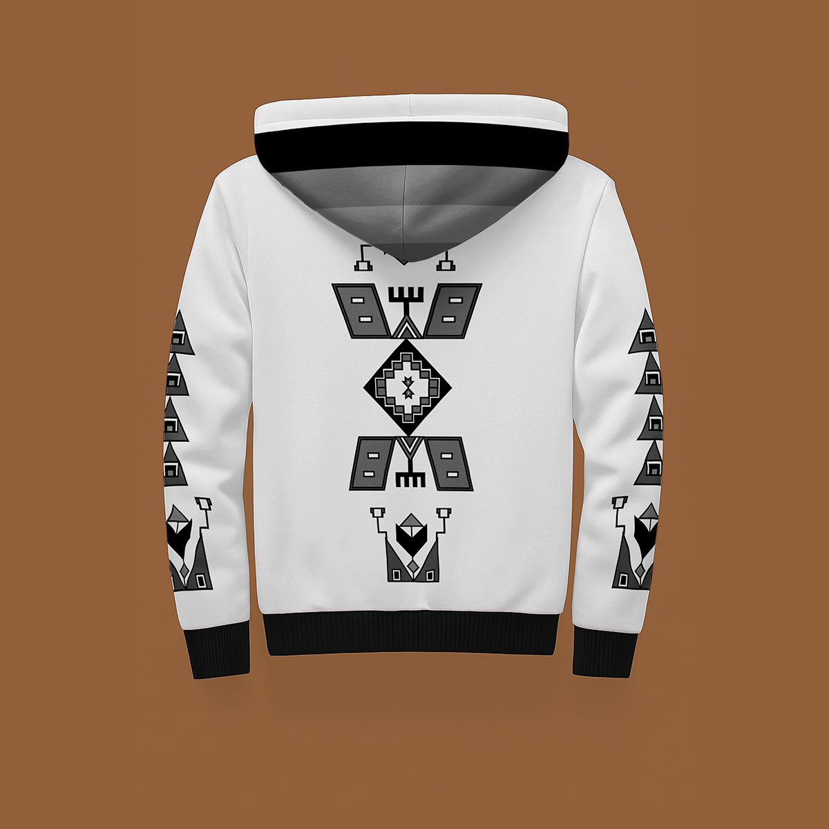 Thunder Drum Men's Sherpa Hoodie