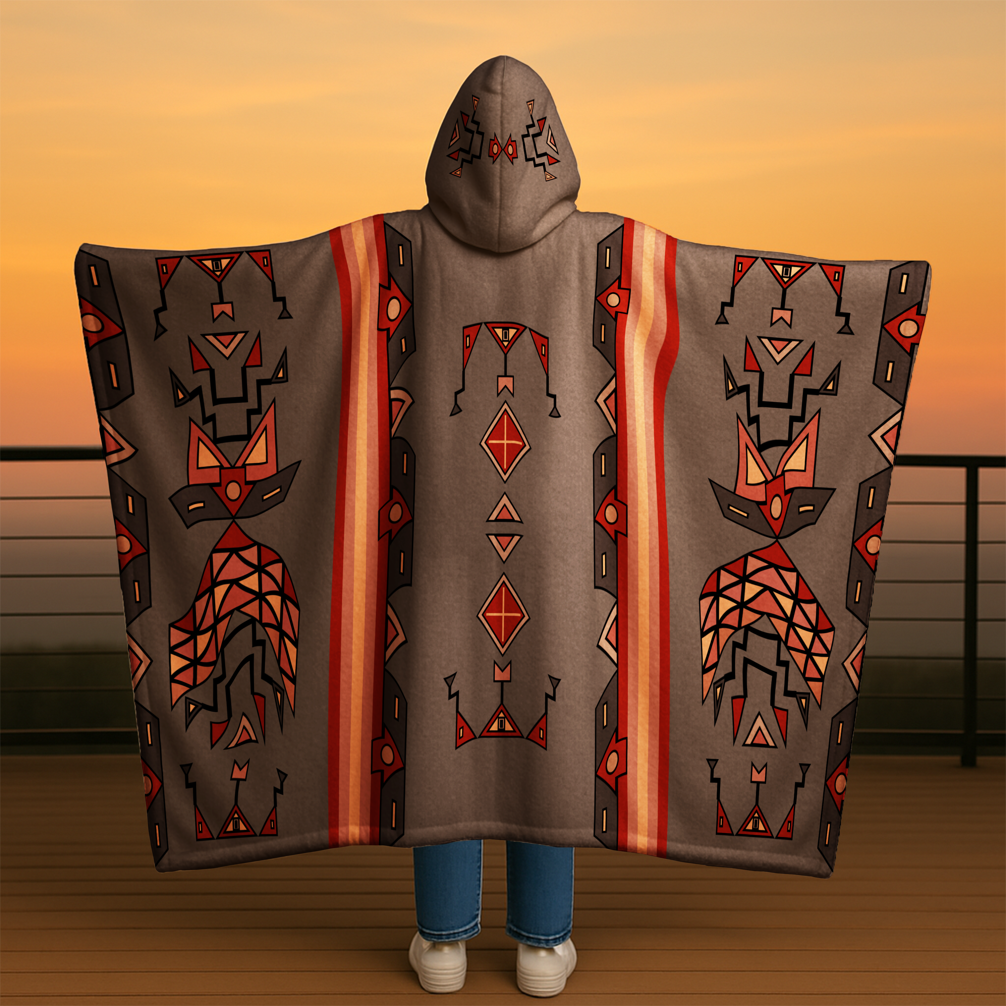 Cinder Guardian Hooded Blanket