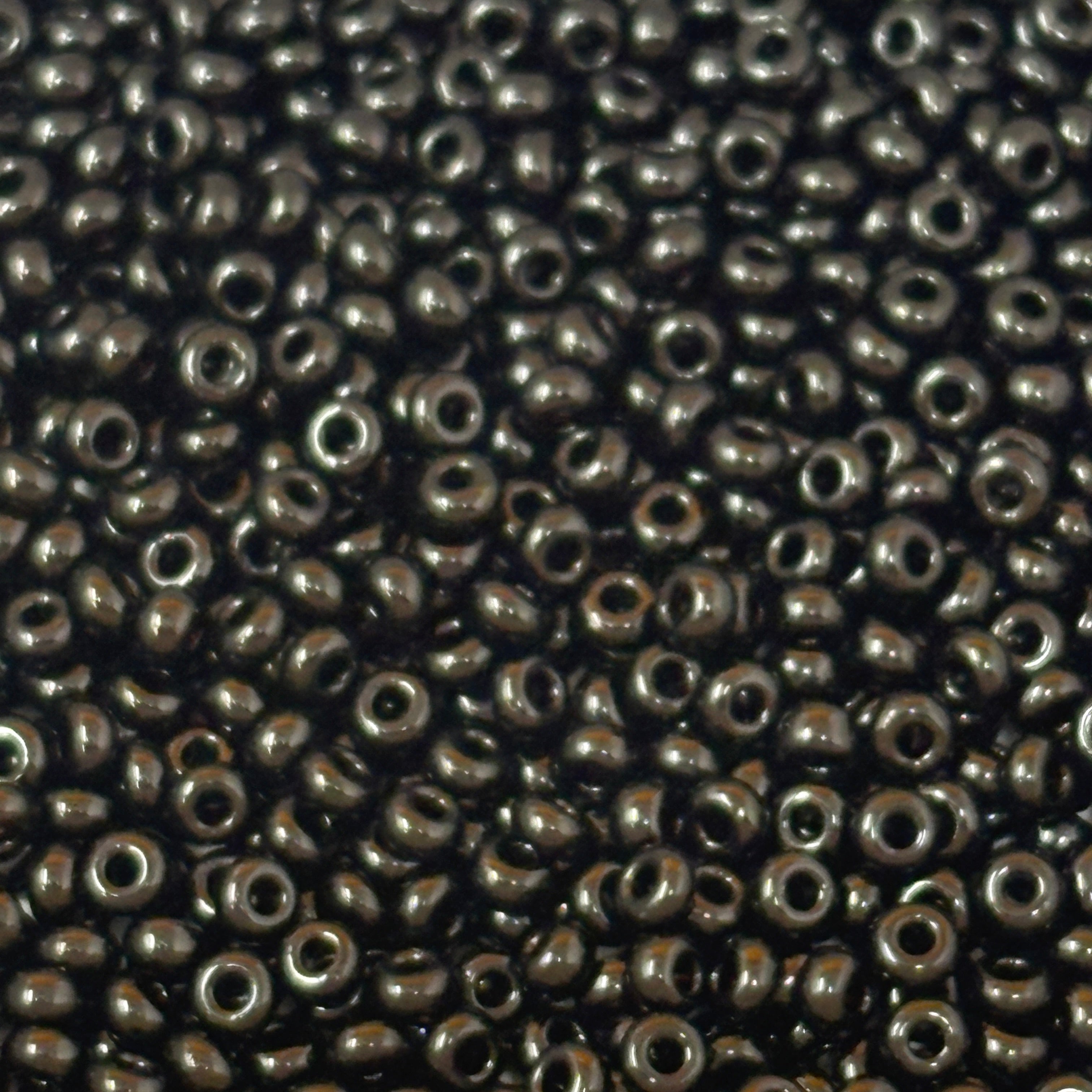 Seed Beads Size 11/0 - Black