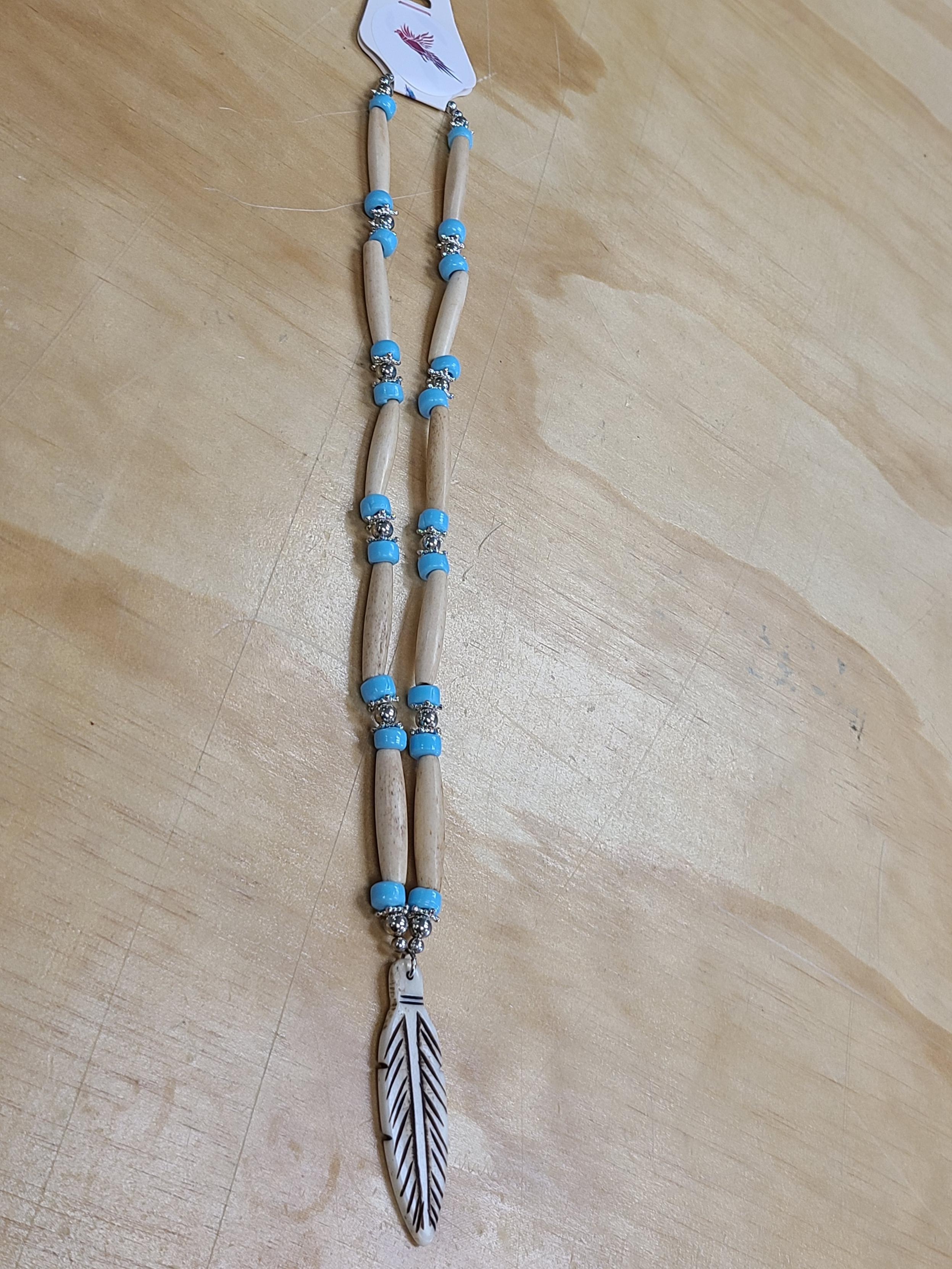 Kida Luttrell Bone Pipe Pendant Necklace