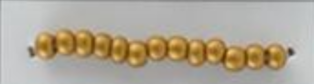 Seed Beads Size 11/0 - Brass
