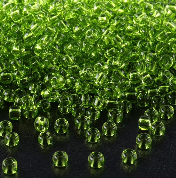 Seed Beads Size 11/0 - Sheer Grass