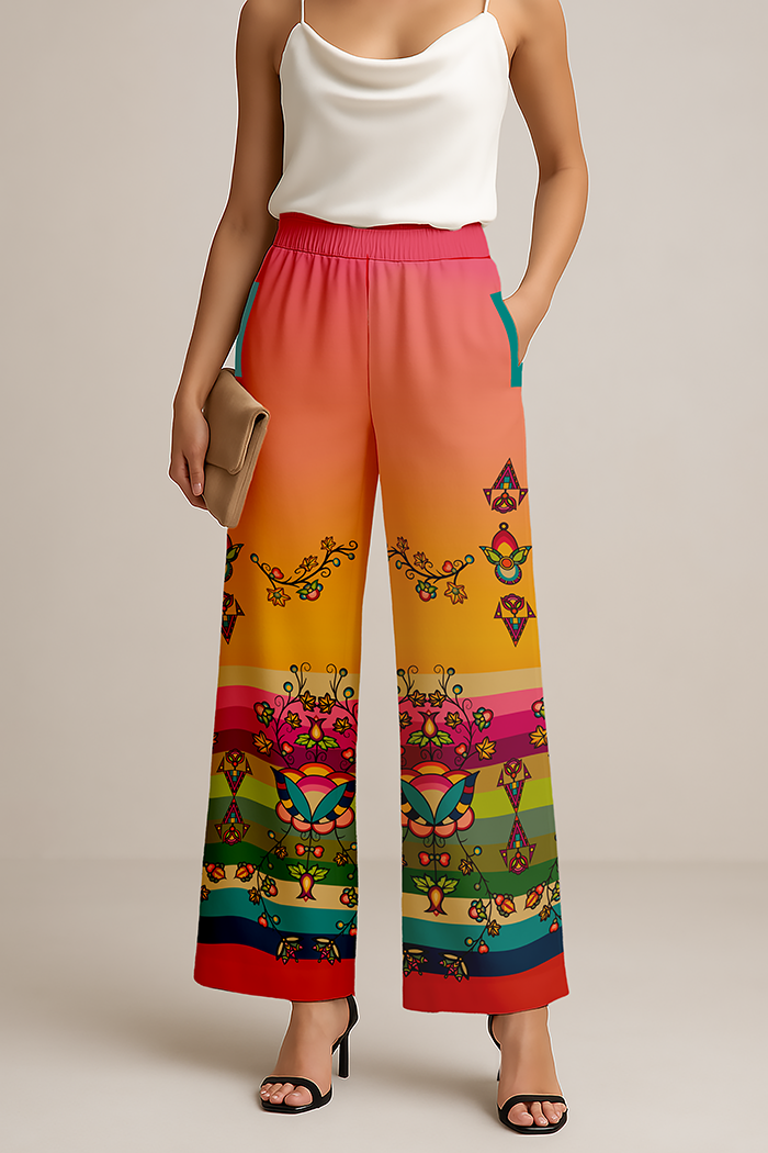Sacred Bloom Vine Pants
