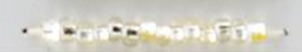 Silver Lined Seed Beads Size 11/0 - Sparkling Ivory