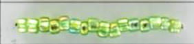 Silver Lined Seed Beads Size 11/0 - Rainbow Lime