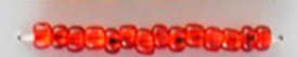 Silver Lined Seed Beads Size 11/0 - Sparkling Cherry