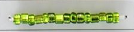 Silver Lined Seed Beads Size 11/0 - Sparkling Jade