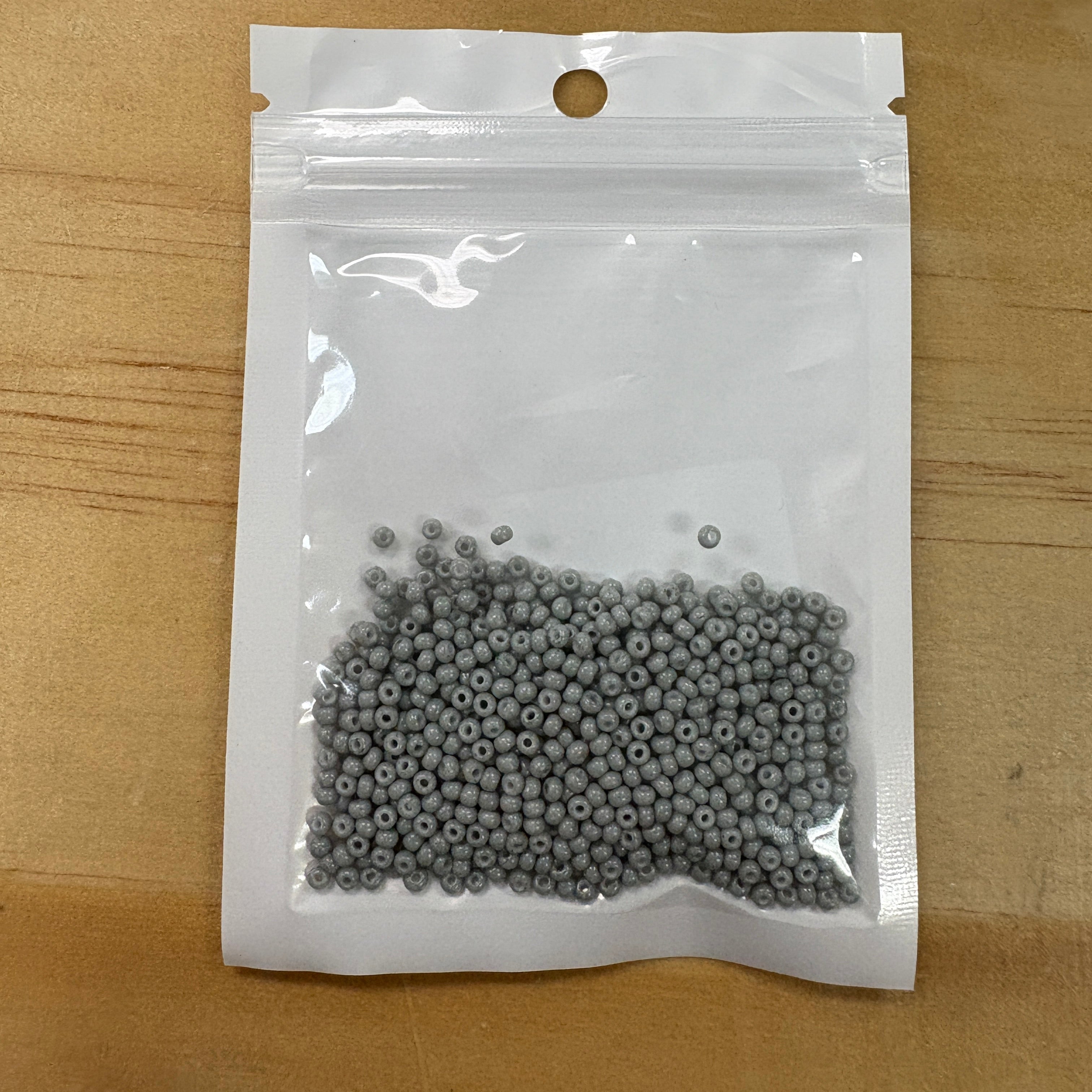 2mm Glass Seed Beads Size 12/0 - Pigeon