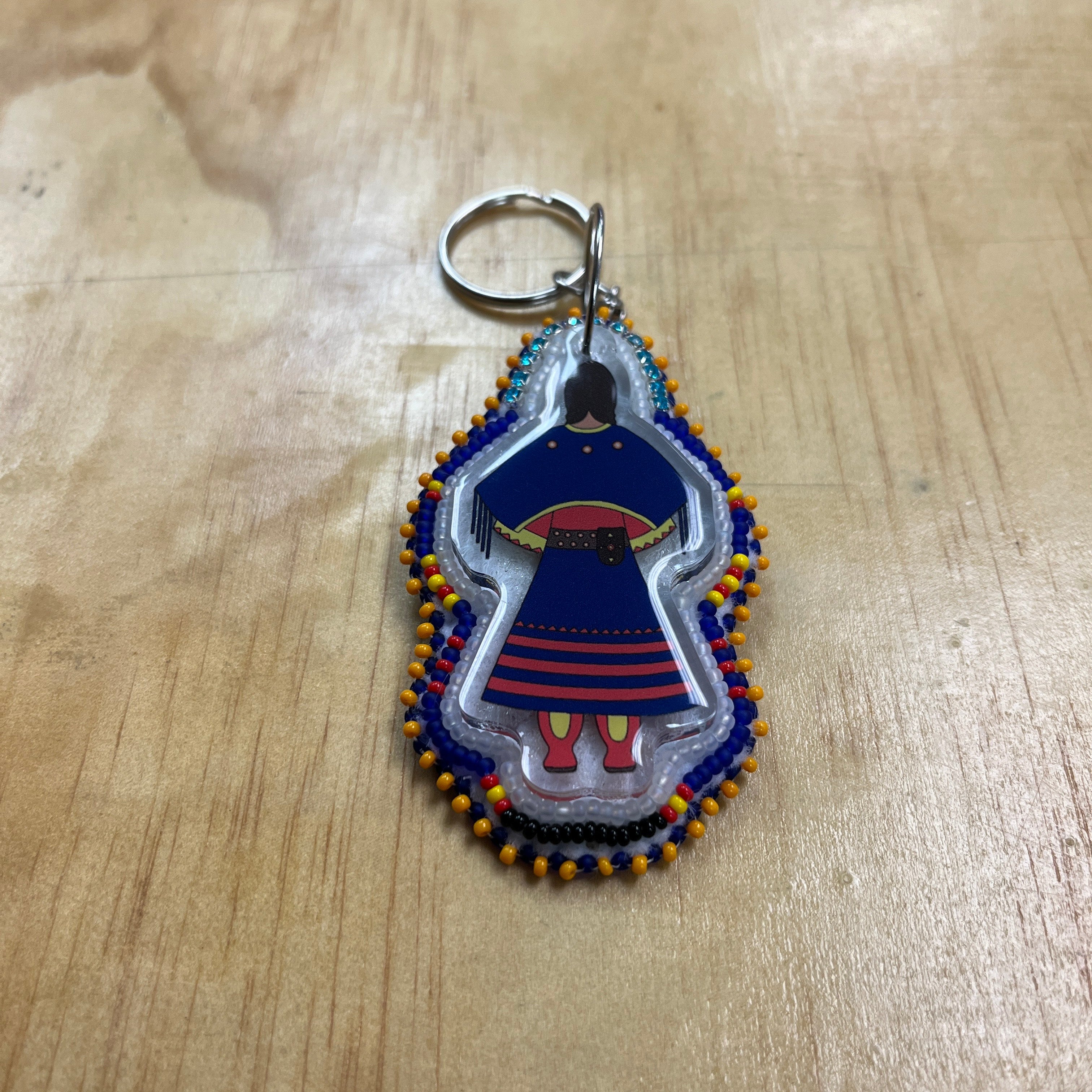 49Design Beaded Keychain