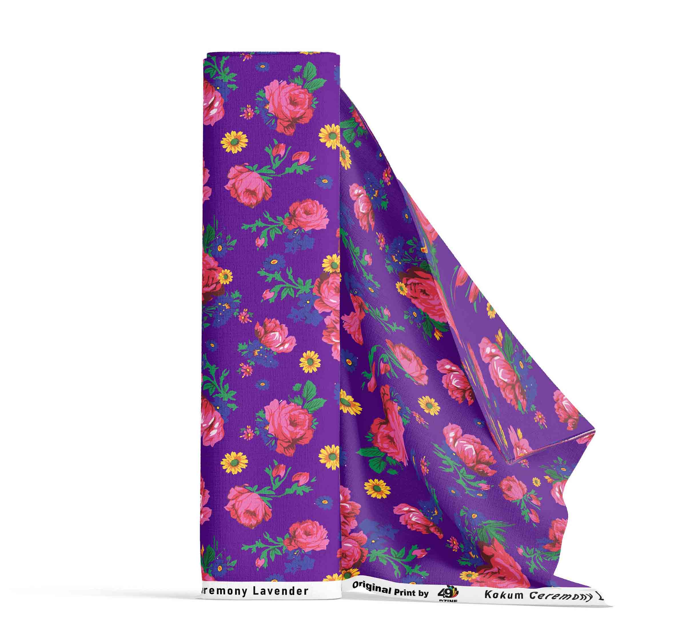 Kokum Ceremony Lavender Cotton Poplin