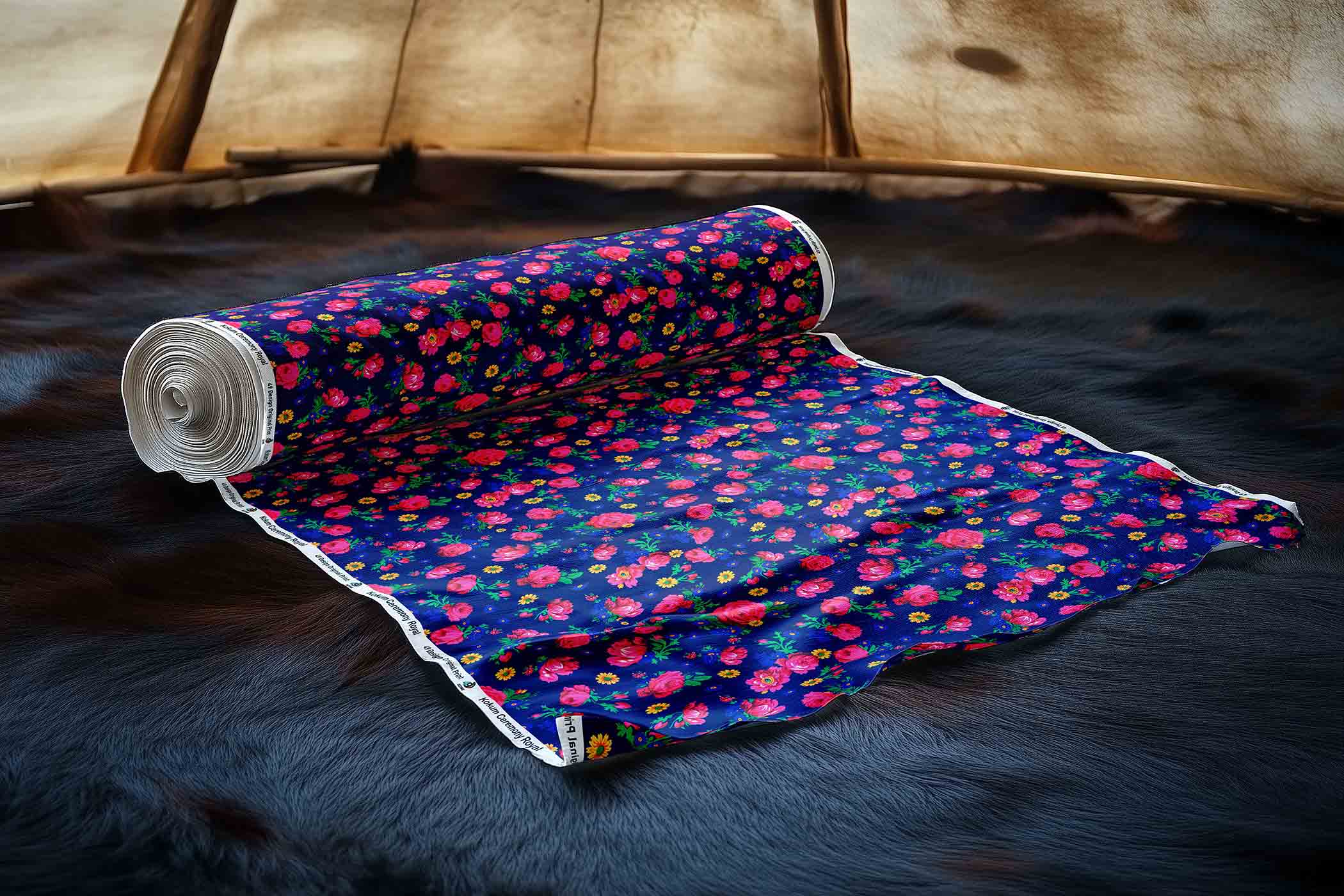 Kokum Ceremony Royal Cotton Poplin