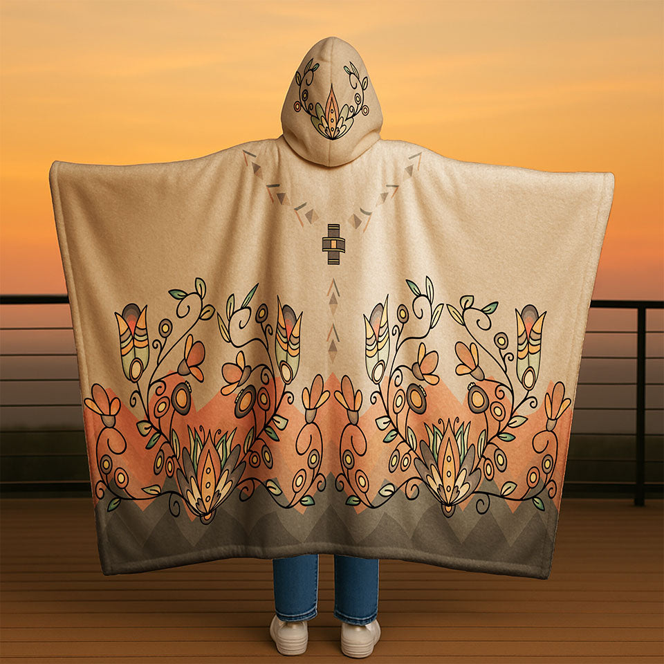 Roots and Rising Earthy Hooded Blanket