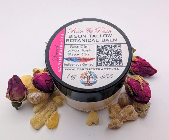 Earth Extracts Rose & Resin Botanical Tallow Balm