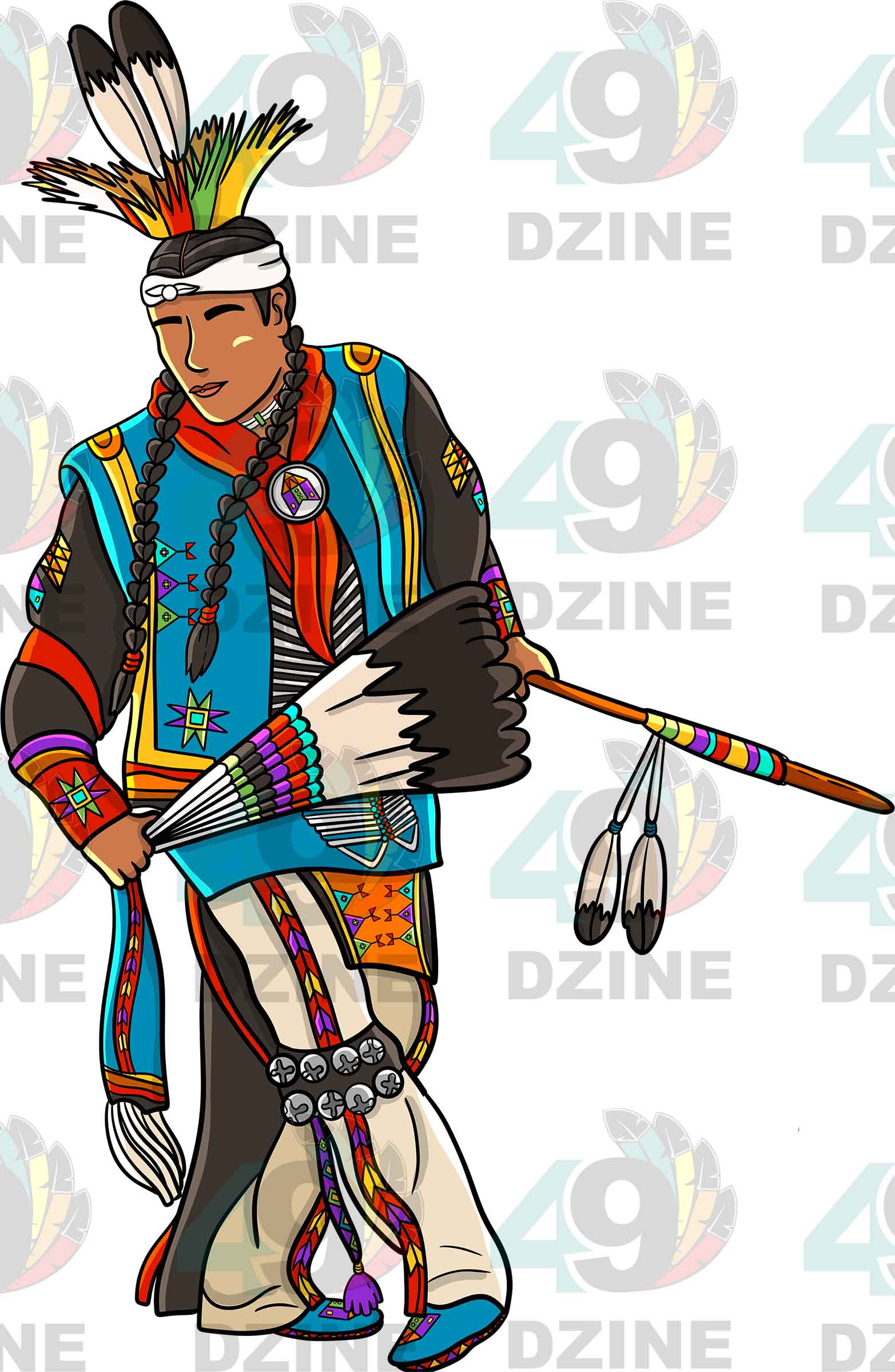 Straight Dancer  Men 4 Transfer (Various Sizes)