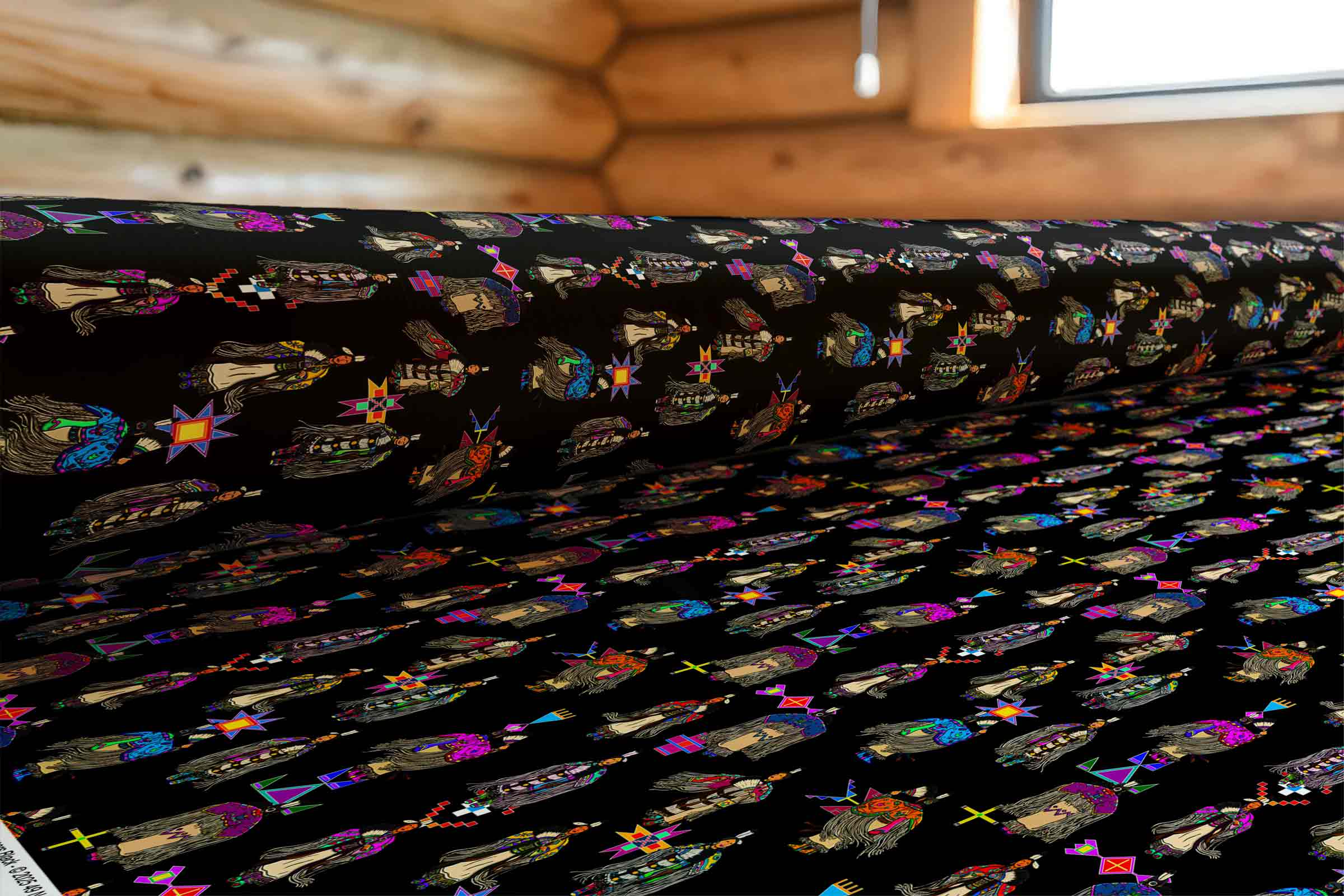 Women's Tradish Dancers Black Small Cotton Poplin