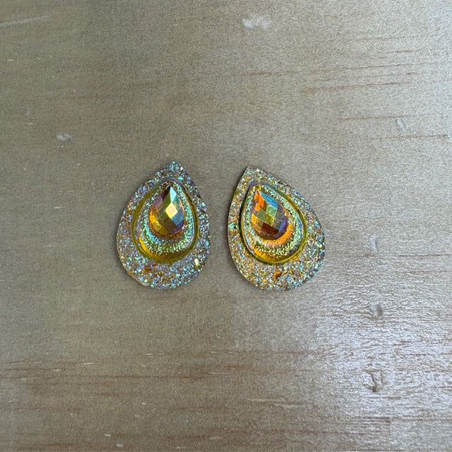 Teardop Cabochons Set of 2