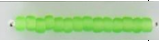 Frosted Color Seed Beads Size 11/0 - Parsley