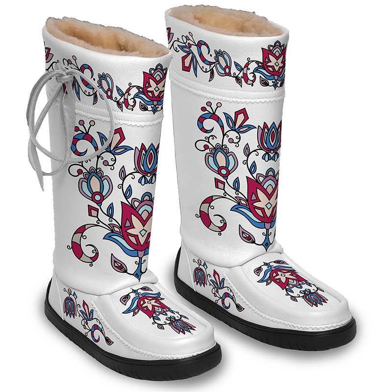 Northern Ember Real Leather MocLux Tall