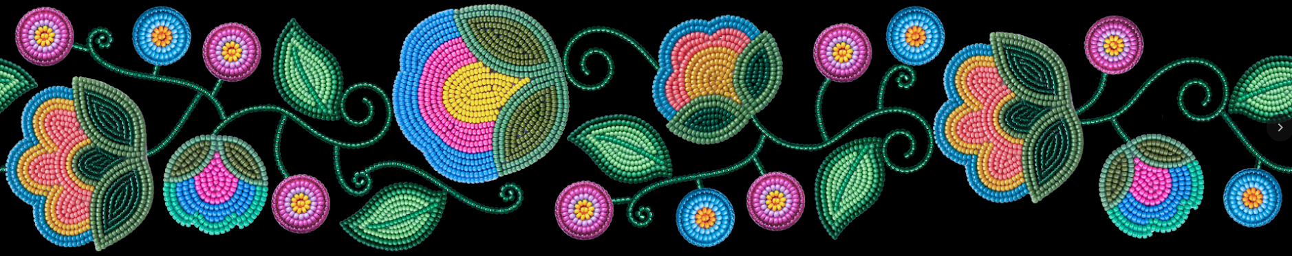 Turquoise Sunbeam Printed Ribbon
