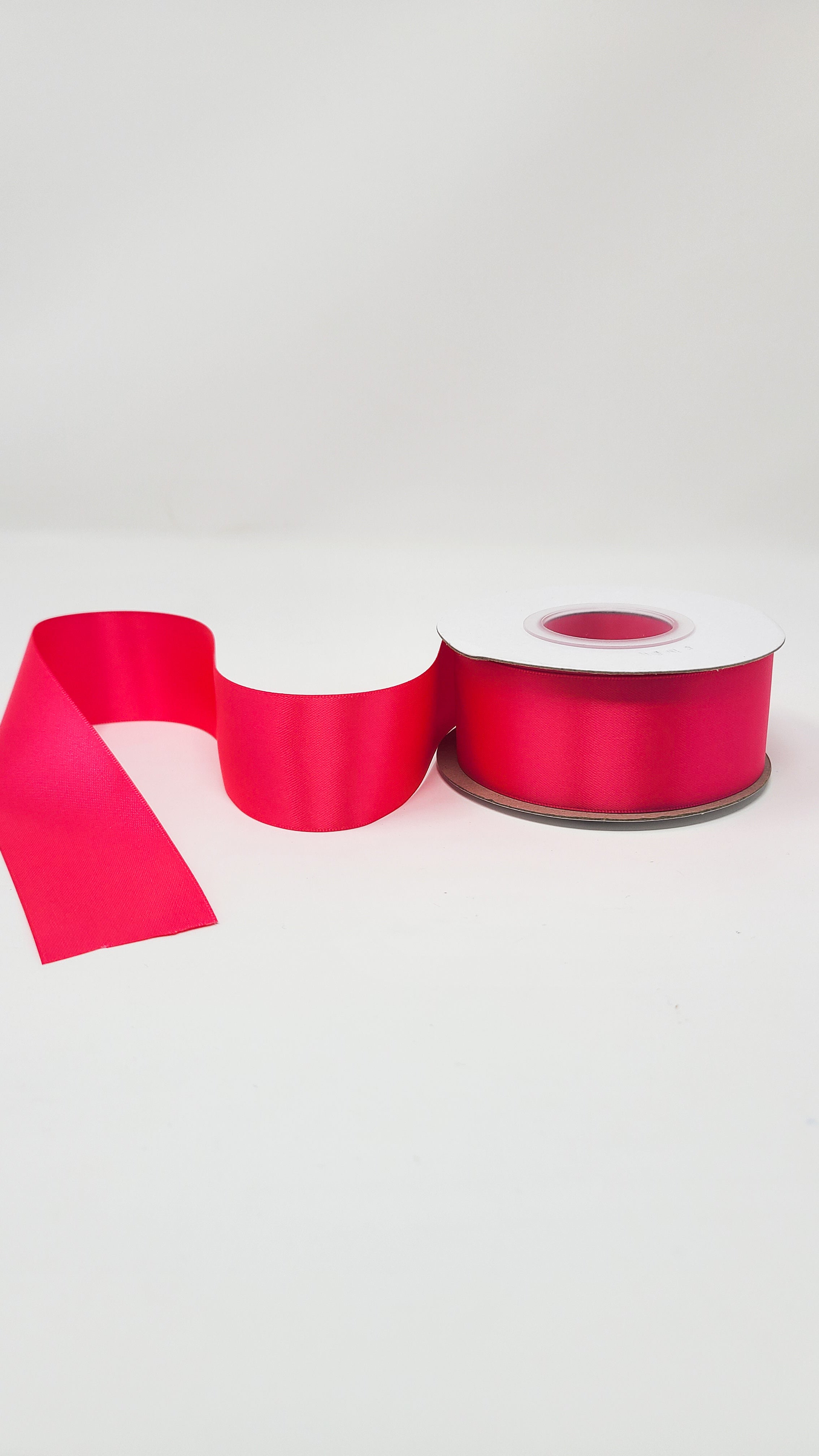 Shocking Pink - Double Face 1.5 inch Solid Colored Ribbon